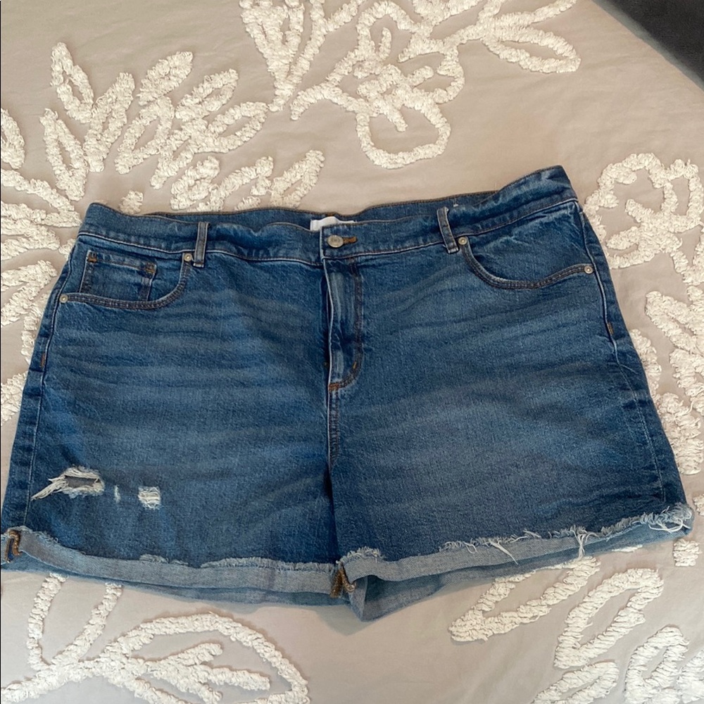 Loft Denim Blue Women's Shorts